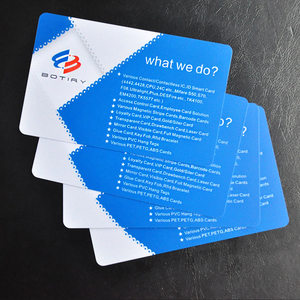 Tùy chỉnh chất lượng cao PVC thẻ kinh doanh bù đắp in Nhựa ID đã ghé thăm thẻ với số dập nổi lớp phủ - Product Image 2