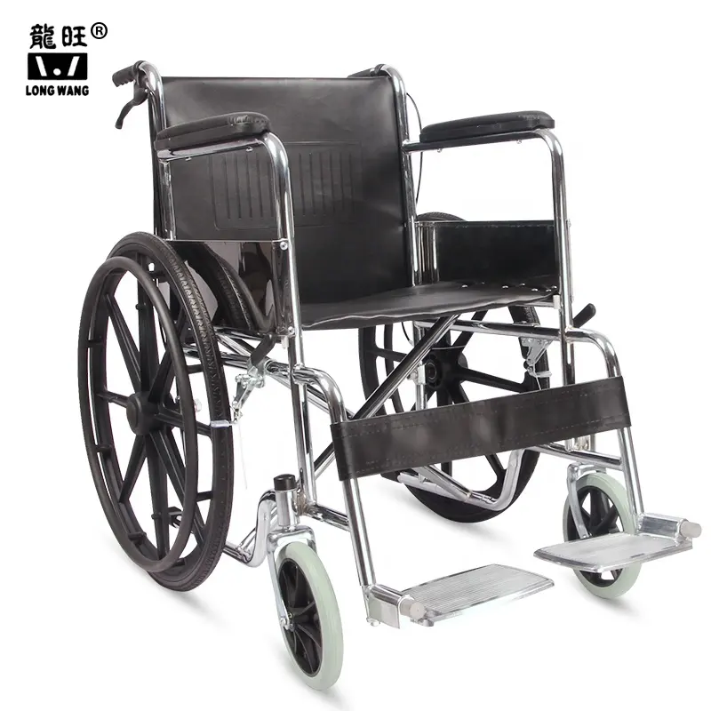 Hot 809 Typ klappbarer medizinischer Rollstuhl Standard leichte tragbare Rollstühle in Dubai