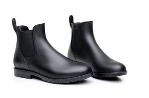 <span class=keywords><strong>Bottines</strong></span> <span class=keywords><strong>Chelsea</strong></span> en PVC pour hommes, chaussures de pluie, brillantes, nouvelle fabrication, vente en gros, - Product Image 4