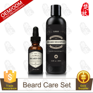 Privé Étiquette Barbe Soins Kit-Barbe Huile et Barbe Shampooing Vitamine <span class=keywords><strong>E</strong></span>, et de jojoba Mélange, Mens Du Visage Soins Des Cheveux, supprime Démangeaisons - Product Image 1