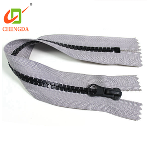 Chengda tùy chỉnh áo khoác quần áo nhựa vuông răng nhựa băng Zip Dây Kéo - Product Image 2