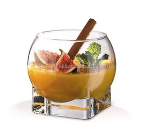 Promotional <strong>Glass</strong> Cup <strong>Bowl</strong> Round Body Square Bottom for Ice Cream Desser Yogurt <strong>Dessert</strong> Pudding Cold Drink <strong>Bowls</strong> Ice Cream <strong>Bowl</strong> - Product Image 1
