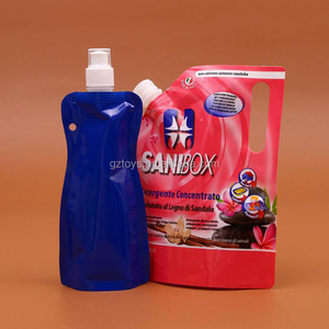 Fabricante profesional personalizada impermeable gran tamaño bolsa Caño para familia champú/baño crema con agujero de la caída - Product Image 3