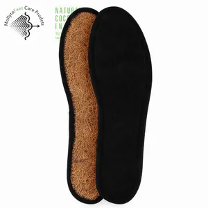 Natural Coconut palm with terry cloth breathable insole