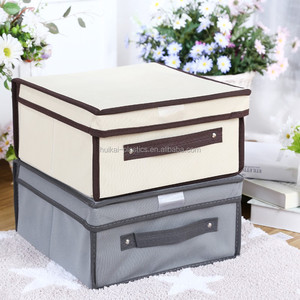 cardboard fabric clothes storage box