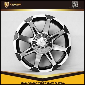 ZUMBO F6337-Black Frente de La Máquina, Conveniente para el Coche 17 "Llantas de Aleación - Product Image 1