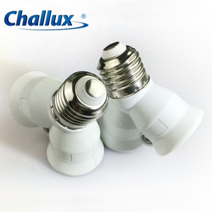 LED Ánh Sáng E27 để 2E27 Ổ Cắm Adapter Bóng Đèn để Kép E27 Đèn Ổ Cắm - Product Image 3