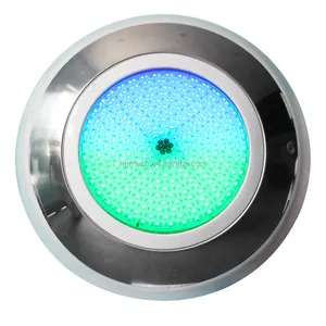 Große Größe Hentech LED Schwimmbad schwimmkugel Licht PC IP68 18 80 SMD Poolzubehör RGB 316 Edelstahl mit 16 Farben