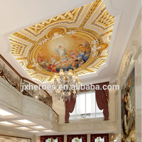 Papier peint décoratif de plafond 3D, séries de la mythologie religieuse européenne, livraison gratuite