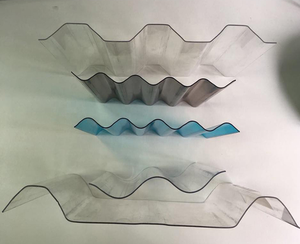 100% Trinh Nữ rõ ràng rắn trong suốt nhựa lợp sóng PC tấm mặt trời - Product Image 3