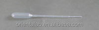 Pipettes Pasteur jetables transparentes en LDPE UNI-Sci, capacité 45-50 µl, longueur 145-160 mm, paquet de 100/500