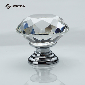 1562 <strong>Crystal</strong> Furniture Decorative Drawer Round Kitchen <strong>Knobs</strong> - Product Image 5