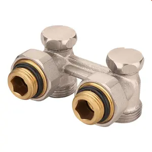 uk bi-directional brass thermostatic radiator valve for home heating system