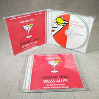 Disques musicaux de duplication de réplication de CD avec impression personnalisée coffret CD et étui à bijoux
