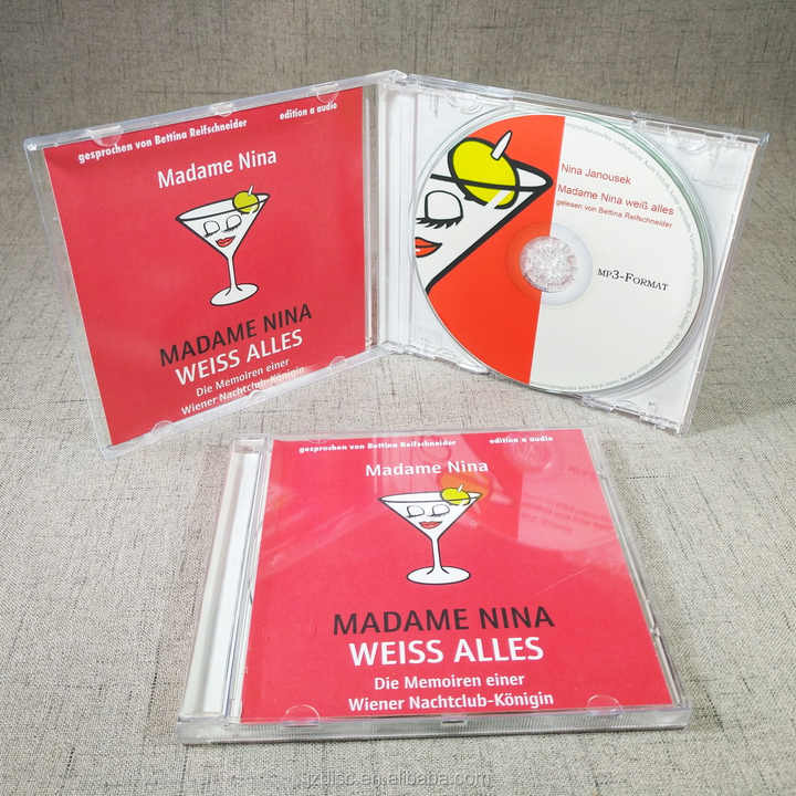 CD Replication Duplication Music Records with Custom Printing CD Box Set and Jewel case