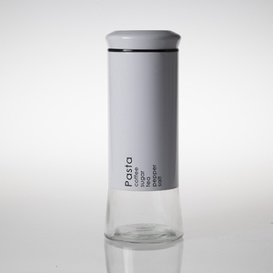 Barattoli <span class=keywords><strong>e</strong></span> Bottiglie in Vetro <span class=keywords><strong>per</strong></span> Conservazione Alimenti con Rivestimento in Acciaio Inox <span class=keywords><strong>per</strong></span> Tè, Caffè <span class=keywords><strong>e</strong></span> <span class=keywords><strong>Zucchero</strong></span>, <span class=keywords><strong>Contenitori</strong></span> da Cucina con Coperchio a Vite Sigillante - Product Image 3