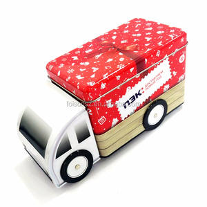 Boîte recyclable de bidon de camion d'emballage de chocolat et de bonbons de cadeau de festival de décoration de Noël - Product Image 5