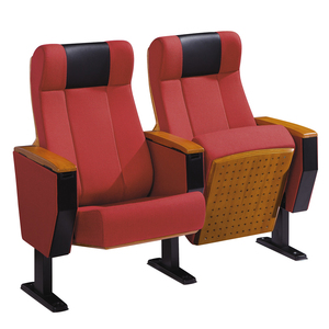 Kursi Auditorium Kulit Sintetis dari Pemasok Guangzhou untuk Bioskop, Ruang Kuliah, Sekolah, Hotel, Rumah Sakit - Product Image 3