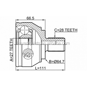 JOINT VWIN-Q5LH JOINT INTÉRIEUR 24X104. 8K0498103B - Product Image 3