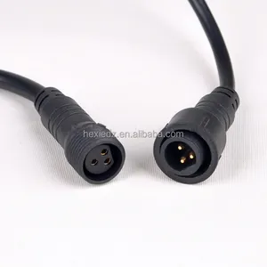 IP66 IP67 IP68 2pin 3pin 4pin iluminación LED al aire libre impermeable conector de Cable eléctrico