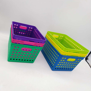 Storage Storage Storage Basket Design For Fruit And Vegetables Kitchen Carry Square Plastic Storage Basket