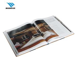 Livre personnalisé de luxe, collection, couverture rigide imprimée professionnelle, design maison, Magazine d'intérieur