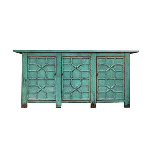 中国アンティーク無垢材サイドボード、茶器キャビネット、リビングルームロッカー、ワインクーラー - Product Image 4