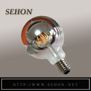 <span class=keywords><strong>G125</strong></span> E27 <span class=keywords><strong>LED</strong></span> Light <span class=keywords><strong>Bulb</strong></span> nửa bạc vàng vương miện với một nửa gương chất lượng cao <span class=keywords><strong>LED</strong></span> Bulbs - Product Image 3
