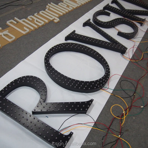 Letreros Acrílicos de Alto Brillo con Luces LED, Letreros Coloridos con Orificios, Letras Iluminadas LED 3D - Product Image 6