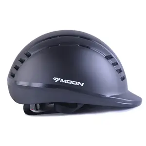 Helmet Supplier MOON New 2022 Horse Riding Helmet Black Half-covered Safety Equestrian Helmet