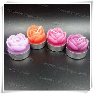 forme de <span class=keywords><strong>fleur</strong></span> sans flamme de bougie thé léger - Product Image 1