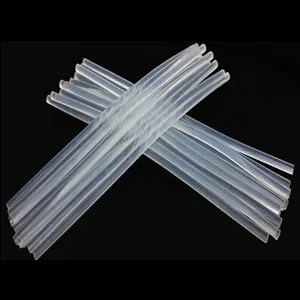 HotMelt Adhesive Glue Stick Transparent Silicone 7mm 11mm Transparent Thin Silicone Bars Hot Melt Glue Sticks