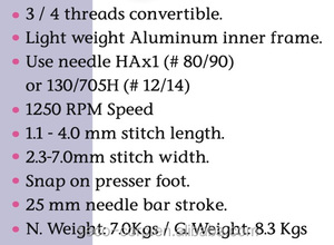 Máy OVERLOCK 3/4 Ren Không Cần Dùng Ren Nguồn Cấp Dữ Liệu Khác Nhau Tích Hợp Trục Cán Tự Động OEM Sản Xuất Tại Đài Loan - Product Image 4