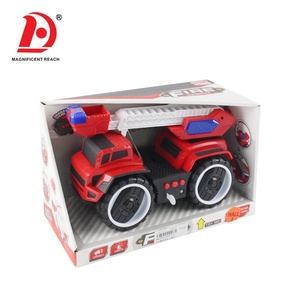 HUADA, neumáticos grandes <span class=keywords><strong>de</strong></span> plástico, Mini escalera <span class=keywords><strong>de</strong></span> inercia <span class=keywords><strong>de</strong></span> fricción, <span class=keywords><strong>camión</strong></span> <span class=keywords><strong>de</strong></span> <span class=keywords><strong>bomberos</strong></span>, coche <span class=keywords><strong>de</strong></span> <span class=keywords><strong>juguete</strong></span> para bebé con luz y sonidos - Product Image 6