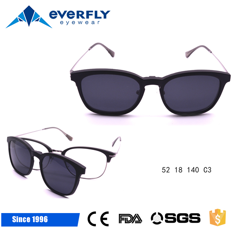 UV400 Gafas de sol de Moda de Metal de sol Redondas de la Marca replica Pistola polarizó el clip en gafas de sol Al Por Mayor
