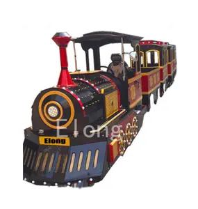 Amusement park rides electric trains for kids trackless electric train for sale