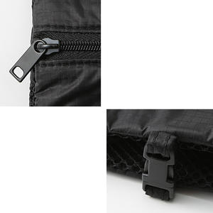 निविड़ अंधकार नई डिजाइन डबल जेब पॉलिएस्टर मेष कपड़े यात्रा बटुआ पासपोर्ट बैग - Product Image 6