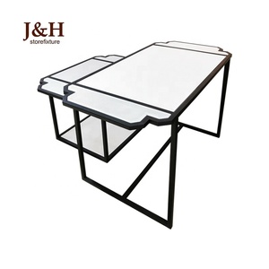 Clothing Store Fixture High-end Metal Grid Clothes Retail <strong>Table</strong> Garment Display <strong>Nesting</strong> <strong>Table</strong> - Product Image 3