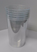 Baril en plastique avec couvercle pour sucettes, pour le stockage et la présentation dans un seau ou un baril