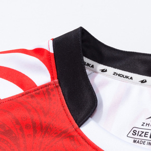 De diseño de moda Rugby uniforme sublimación 100% poliéster mujeres y hombres camiseta de Rugby - Product Image 5