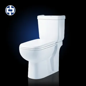 Portabel toilet saniter keramik toilet washdown wc s perangkap p perangkap dua piece toilet cina pemasok