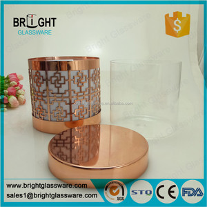 Christmas Decorative Cylinder Black Metal <strong>Lantern</strong> <strong>Candle</strong> With for <strong>Candle</strong> Holder - Product Image 5