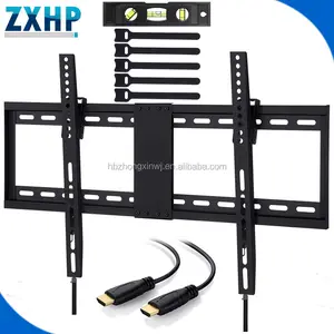 Soporte de pared de TV para televisores de 20-80 "de hasta VESA 600 y 165lbs, y se adapta a tacos de pared de 16" y 24 ", e incluye TV inclinable