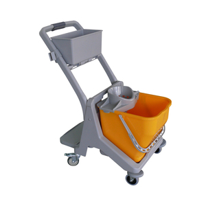 Hot Selling Factory Price <strong>Plastic</strong> 25L Mini Round Mop <strong>Bucket</strong> Cleaning Trolley with Wringer