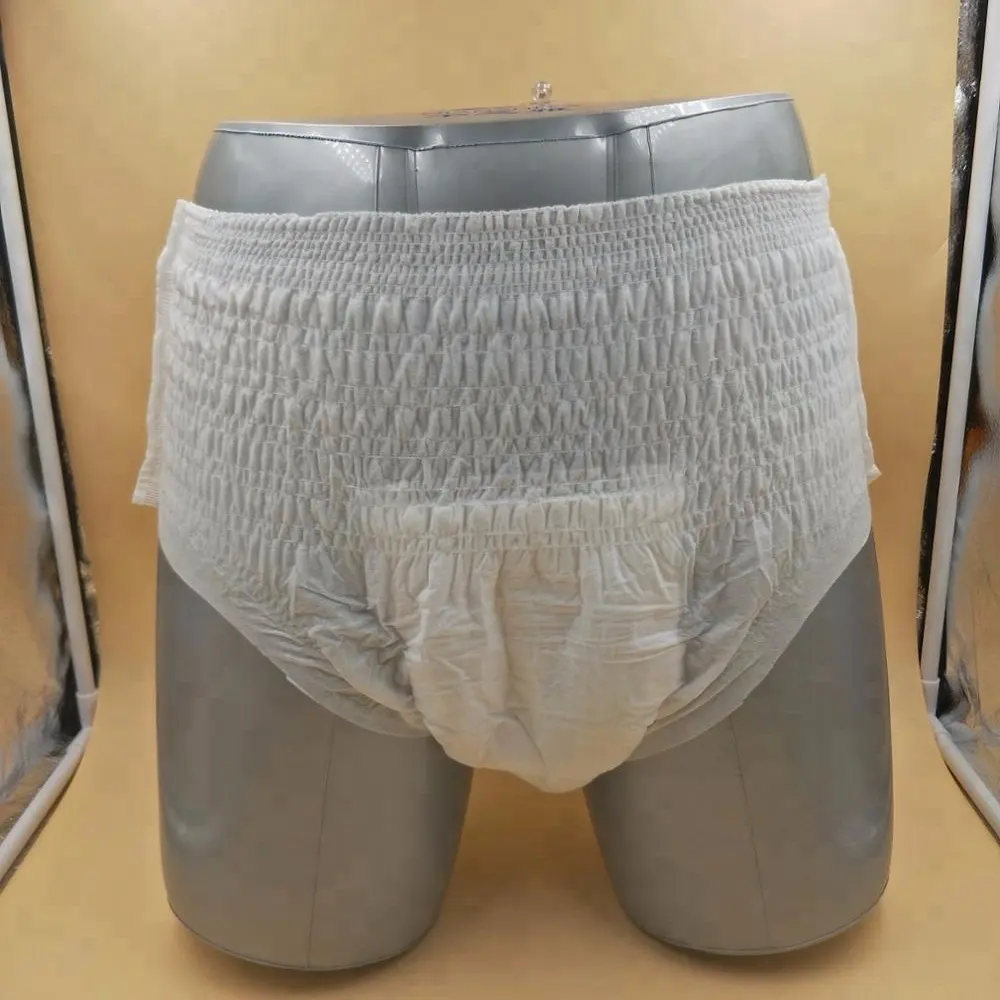 Tek kullanımlık kağıt inkontinans pantolon Yetişkin külot bebek bezi inkontinans için plastik pantolon yetişkinler için yetişkin bezi