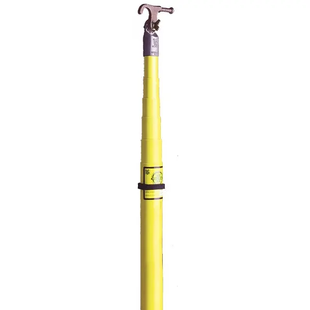 고전압 망원경 섬유유리 전기 뜨거운 운영 겹 뜨거운 지팡이 및 끼워넣는 연결 지팡이