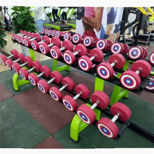 Offre Spéciale haute qualité Haltère Rack Gym <span class=keywords><strong>2</strong></span> niveaux stockage haltère ensemble support pour 10 <span class=keywords><strong>paris</strong></span> haltère rond - Product Image 6