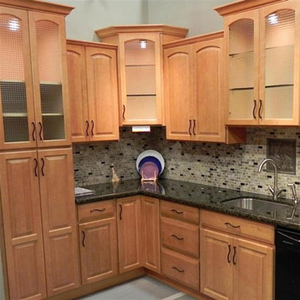 <span class=keywords><strong>Cucina</strong></span> Moderna <span class=keywords><strong>con</strong></span> Dispensa in Legno di Quercia, Mobili Base Senza Telaio, Armadi Non Rifiniti - Product Image 6