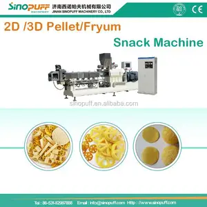 Linea di processo del macchinario dello spuntino della pallina di Sinopuff 3d di alta efficienza che fa macchina