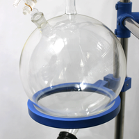 Réacteur en verre chimique 10l, 20l, 30l, 50l, 100l avec unité de reflux et condenseur